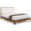 Luca solid wood boucle upholstered headboard bed frame-131499531-131499534