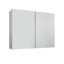 32 po x 24 po Pharmacie à fixation en surface avec miroir, tablettes