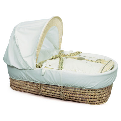 Moses Basket with Bedding with Mattress