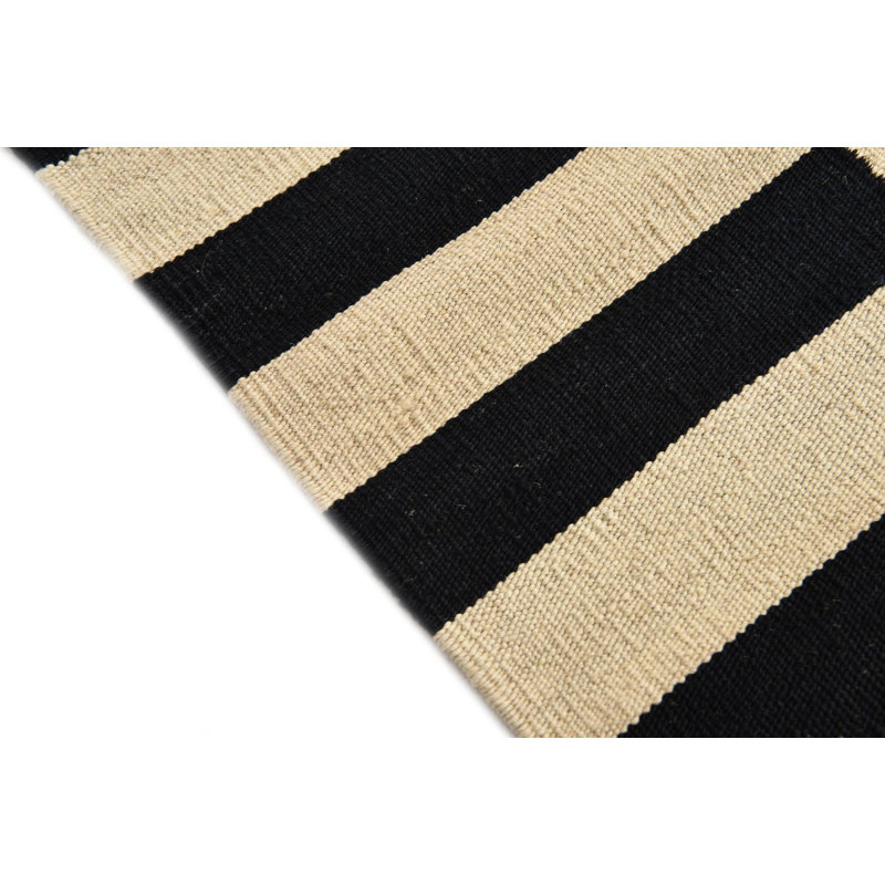 Tapis noir et blanc Jessen