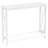 Modern Console Table With X-Frame Design, Two-Tier Storage Shelf, And Durable Engineered Wood Construction