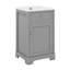 Meuble-lavabo de 20 po avec lavabo supérieur en céramique, armoire de salle de bain, support de rangement à deux niveaux et tablettes réglables-114292025