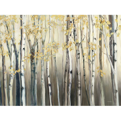 Golden Birch III - reproduction sur toile