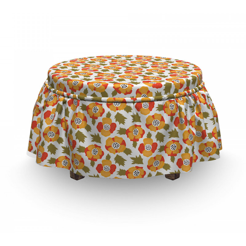 Housse pour floral plantes botanique repose-pieds