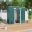 Compact Metal Storage Tool Shed for Garden Patio