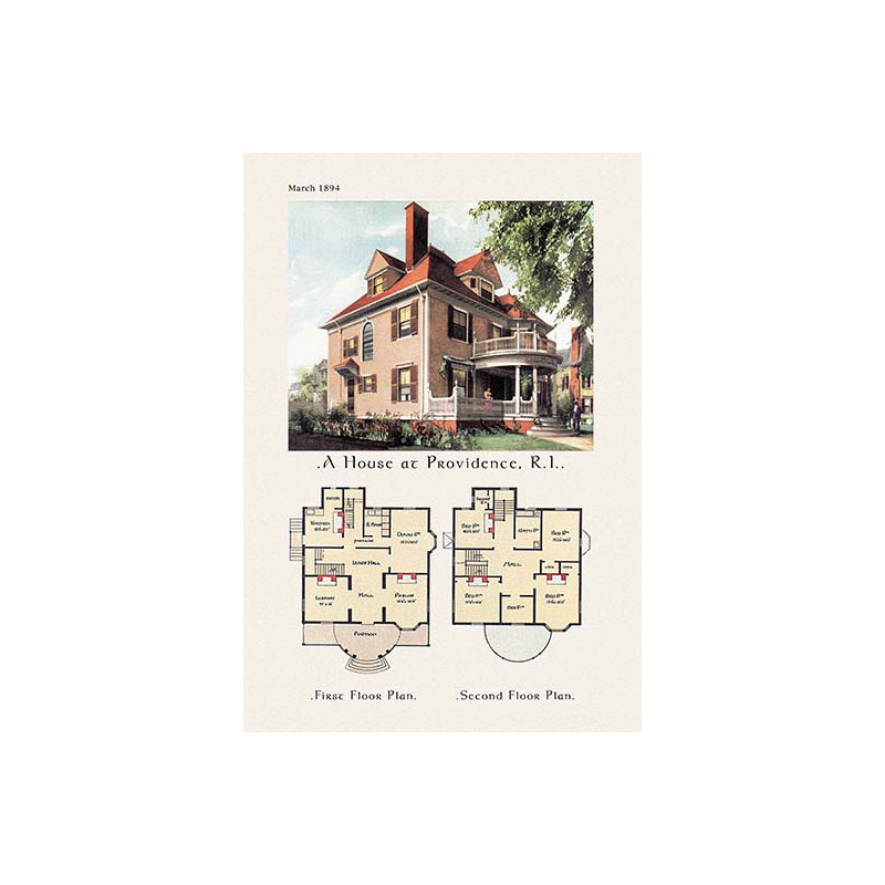 «House at Providence, Rhode Island», impression