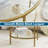 VINGLI Double Coffee Table Round Glass 78*78*49Cm-2039933329