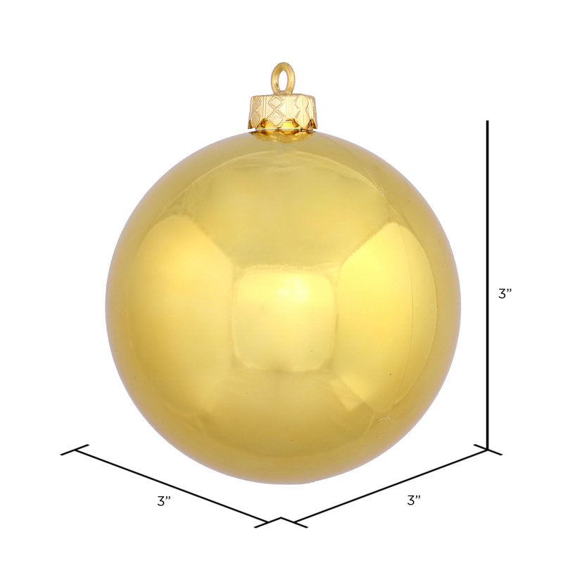 Babiole incassable, H 3 po x l 3 po x P 3 po, Miel doré brillant