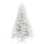 Arbre de Noël artificiel de 9 pi de hauteur, arbre de Noël non éclairé avec 2132 branches, ouverture automatique, base en acier, décoration des Fêtes pour bureau personnel, blanc-107091620