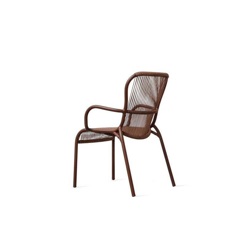 Loop Dining Chair Rope Rust