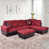 Red Microfiber