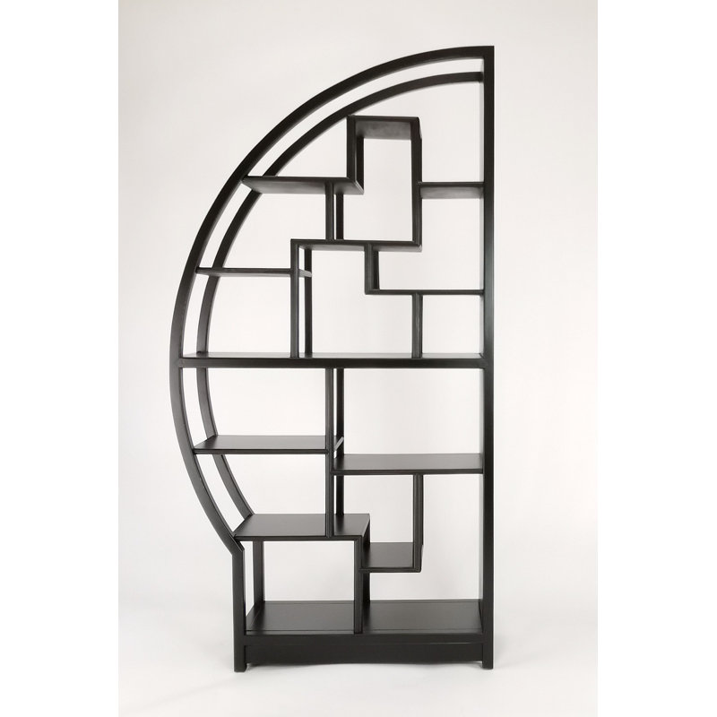 Russel Geometric Bookcase, Black