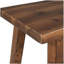 Tabourets de cuisine en bois à hauteur de comptoir pour salle de bain 2 pièces TopMAX Farmhouse Rustic