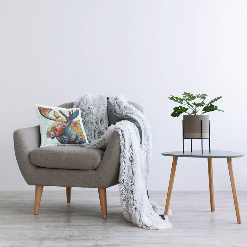 Polyester Throw Square Pillow Cover & Insert