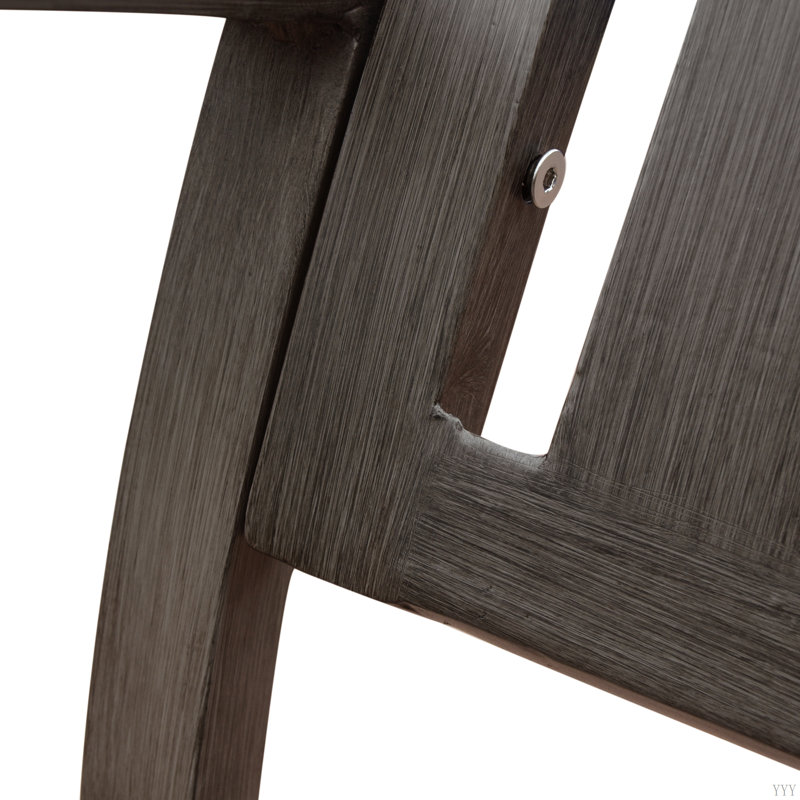 Chaise de salle à manger d'extérieur moderne en aluminium avec coussin (ensemble de 2)