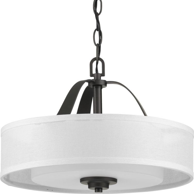 Annon 2 - Light Drum Pendant, Graphite