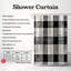 Rideau de douche Faded Tartan - Premium-379197604