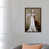 Toile avec cadre en bois brun classique n'est pas disponible