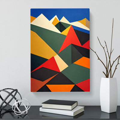 Mountain Abstract Vol.2 - Wrapped Canvas