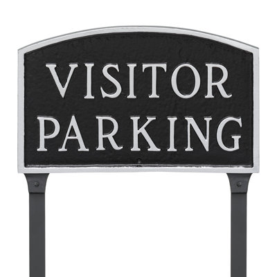 Visitor Parking Statement Garden Sign