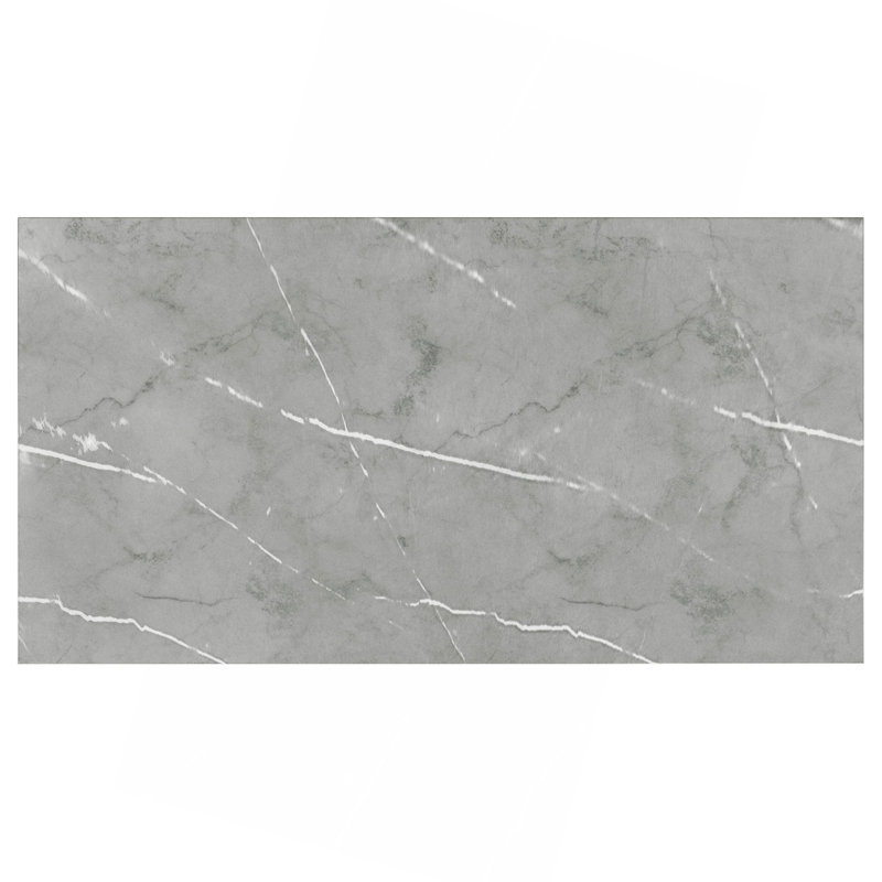 Savona Grey Faux Marble Rectangular Dining Table