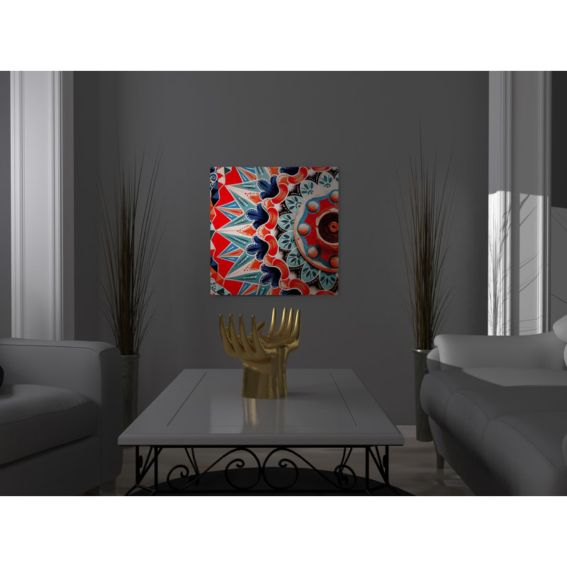 Handmade Boho Abstract Wall Decor on Metal