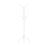Coat Rack, Hall Tree, Free Standing, 8 Hooks, Entryway, 70"H, Bedroom, White Metal, Contemporary, Modern-2112314105