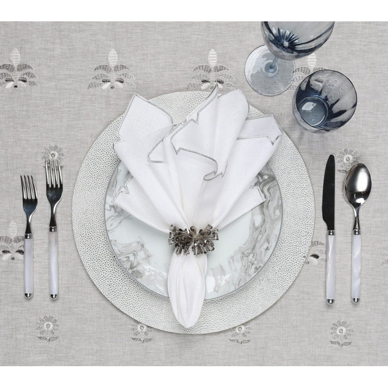 Pebble Placemat, Silver