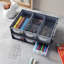 Plastic Stackable Desk Organiser with Drawers