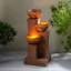Fontaine d'extérieur 28,54 "avec lumières DEL Teamson Home-216422294