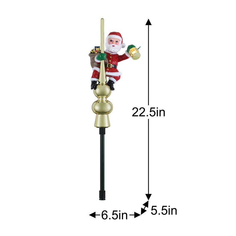 Père Noël avec lanterne