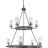 Malek 15 - Light Dimmable Tiered Chandelier