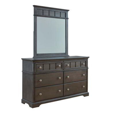 6 Drawer 62"" W Double Dresser with Mirror -  Progressive Furniture Inc., B114-23/50