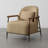 Mariona Faux Sherpa Upholstered Accent Chair with Lumbar Pillows-664980633