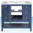 Obieze 36'' Single Bathroom Vanity with Ceramic Top-776995995