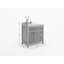 Teck de 36 po Sonoma X P 22 po Meuble-lavabo central en noyer foncé D-108304245