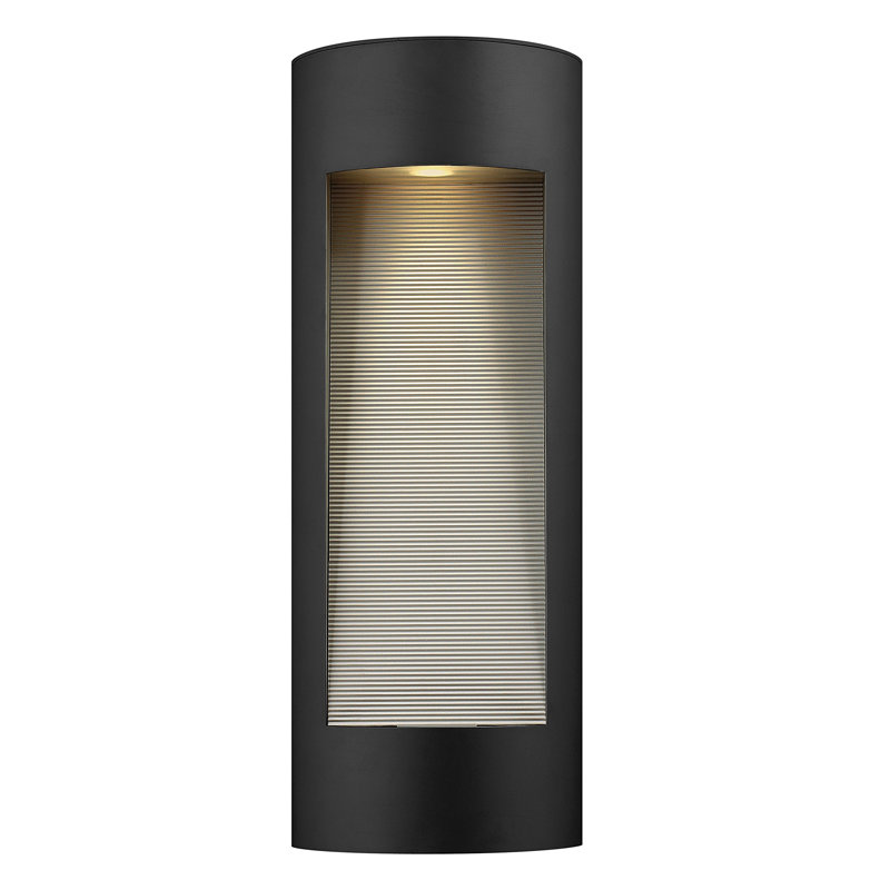 Luna LED 2-Light Outdoor Flush Mount, 24" H x 9" W x 4" D, LED, Titanium