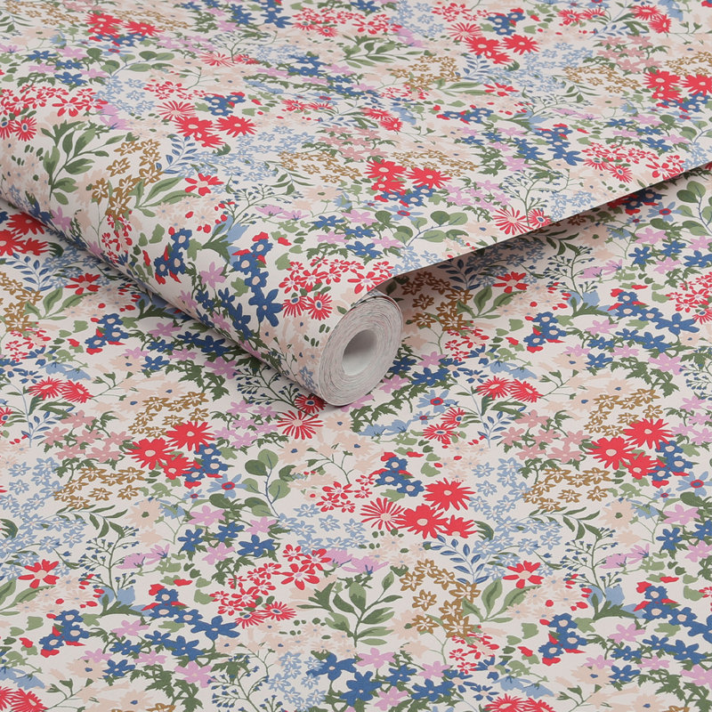 Double rouleau floral Brooksley