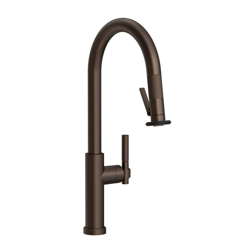 Pull-Down Kitchen Faucet - Trigger Spray, English Bronze