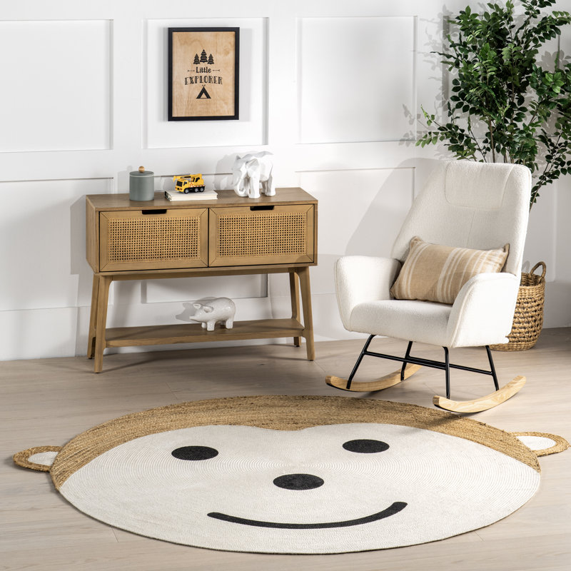 Tapis en jute Weylyn, Noverty 4 pi x 4 pi