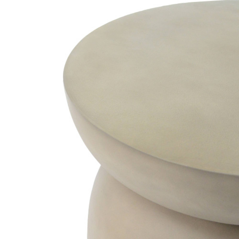 Table d'appoint extérieure à tambour pour les soirées de patio et les rassemblements décontractés