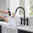 Aleasha Pull Out Kitchen Faucet-90640850