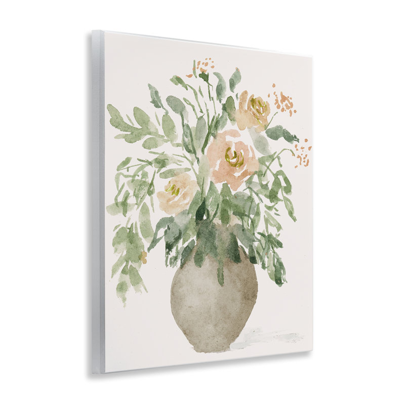 «Peach Roses Bouquet» par Lucille Price