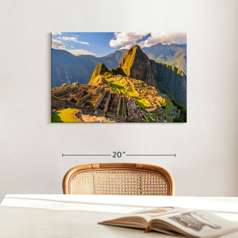 Lilie ensoleillée Machu Picchu, H 16 po x l 24 po