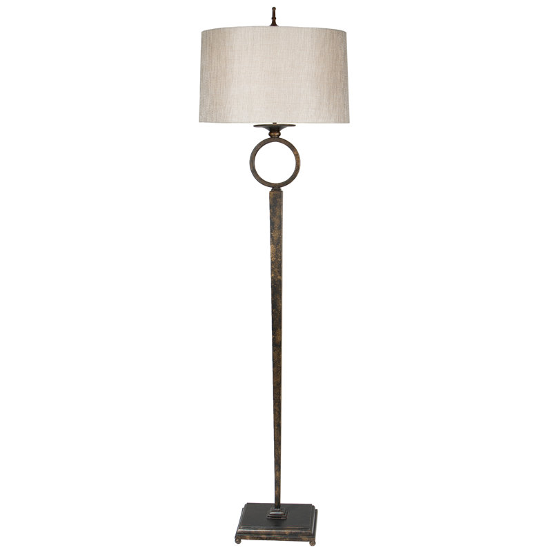 Peering 68'' Traditional Floor Lamp, Bronze, Moonbeam