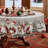 Christmas Santa Claus Design Washable Polyester Tablecloth