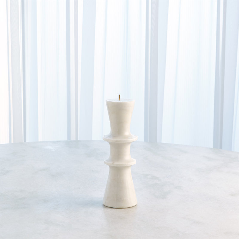 Porte-bougie Double Flair, Blanc
