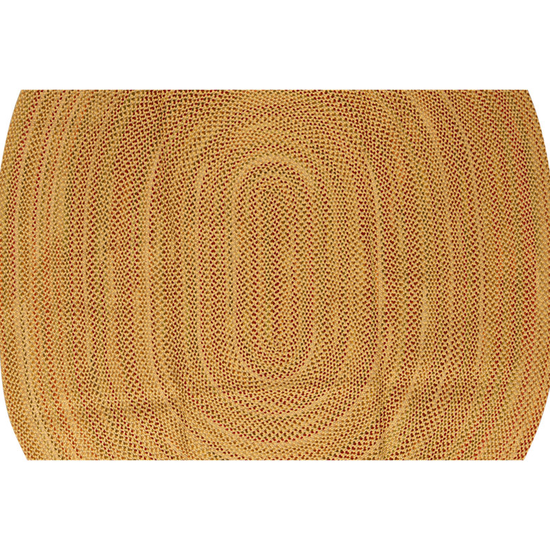 Hand Knotted Wool Area Rug in Straw
