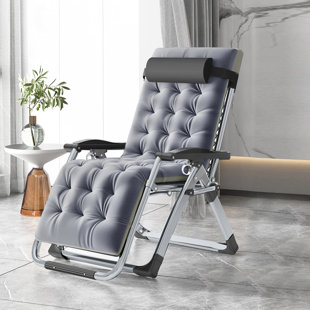 Foldable Chair With Backrest Soft Sponge Cushion Back Chair For Stadium  Beach BD