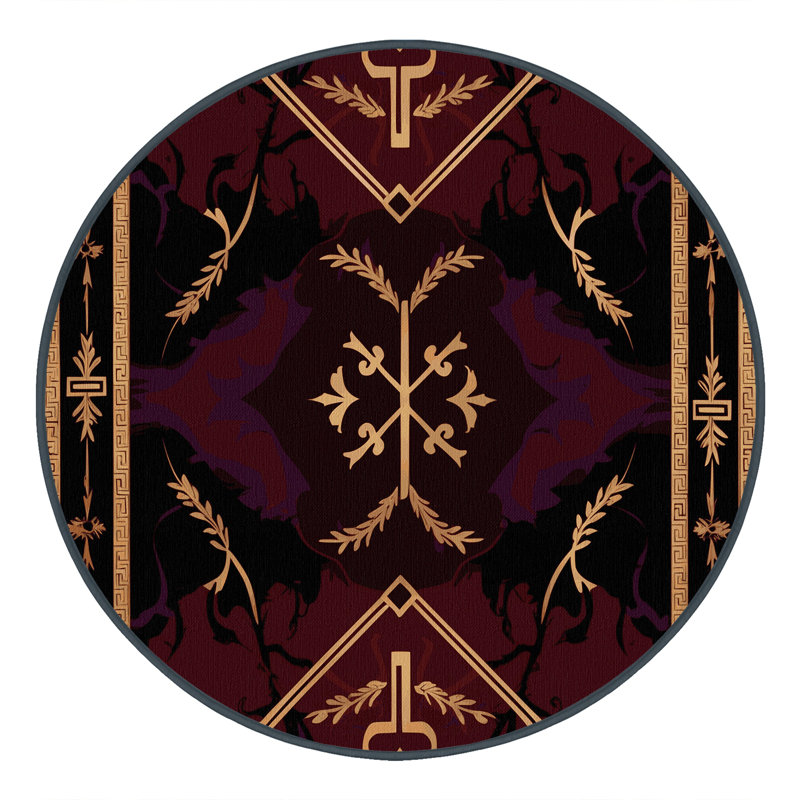 Flourished Legacy Rug, Round 7'